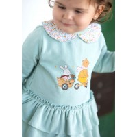 Jesusito felpa verde agua oso bicicleta Pio pio