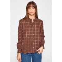 Camisa cuadros marrón