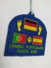 Parche bordado Camino de Santiago Portugués bandera Alemania