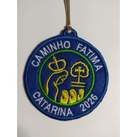 Camino Fatima patch personalized with your name and year pilgrim