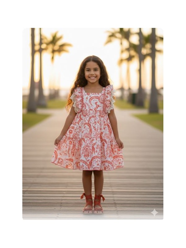 Vestido vuelo Africa Ana Leza