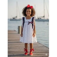 Vestido niña colibrí marinero Ana Leza