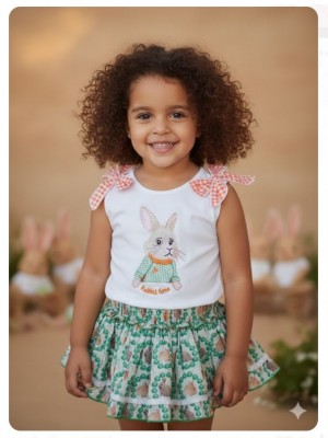 Conjunto camiseta y braga falda rabbit time Ana Leza