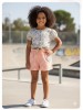 Conjunto blusa corta y short de Mon petit bonbon