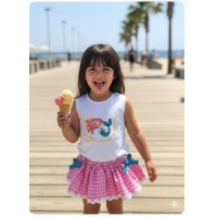 Conjunto sirena camiseta y braga falda Ana Leza