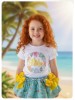 Conjunto camiseta y braga falda aloha Ana Leza