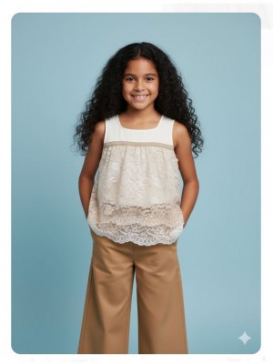 Blusa Sahara Kauli encaje