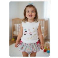 Conjunto glicina camiseta vespa Ana Leza