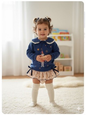 Conjunto sudadera y braga hada estrellas de Pio pio