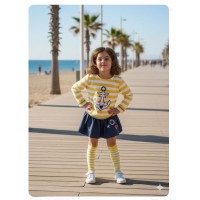 Conjunto sudadera braga falda ancla Ana Leza