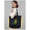 Bolsa negra Mimosa con volantes