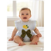 Rana peto limones y estrellas Ana Leza