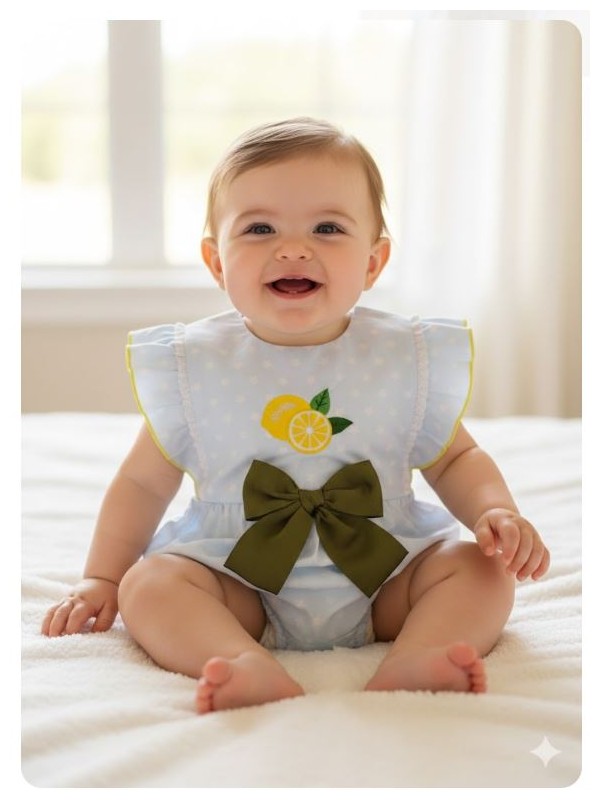 Rana peto limones y estrellas Ana Leza