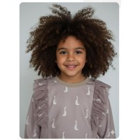 Sudadera ocas tejido fino Mon petit bonbon