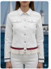 Chaqueta blanca mujer bordado nautico