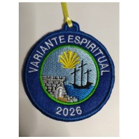 Spiritual variant embroidered patch with year