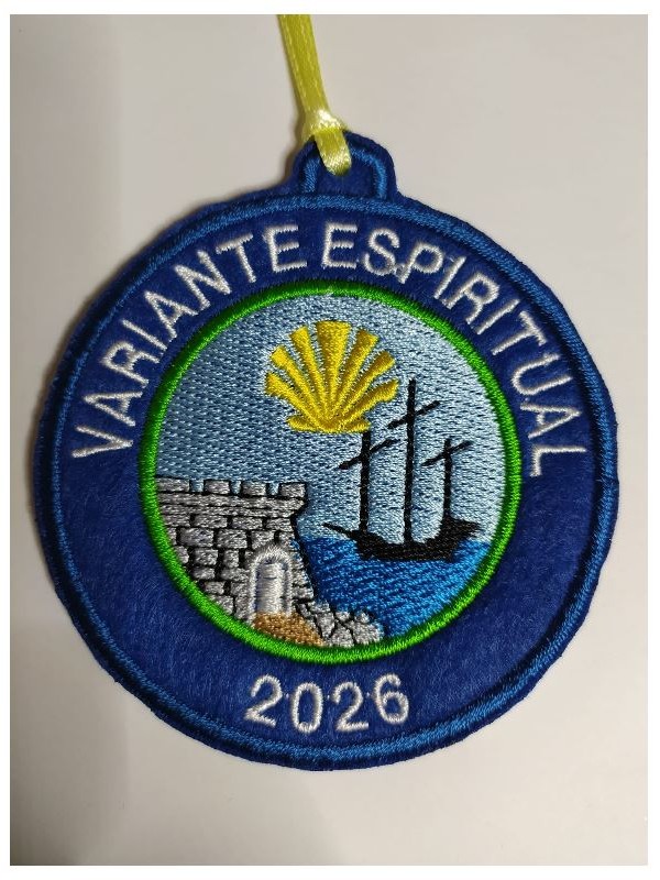 Spiritual variant embroidered patch with year