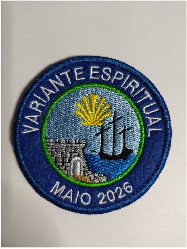 Parche bordado variante espiritual con tu nombre y a&ntilde;o