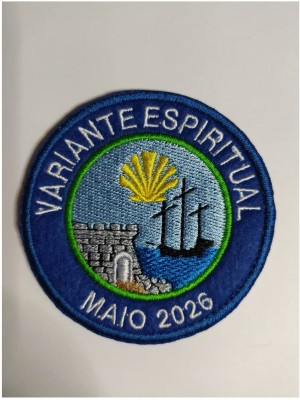 Parche bordado variante espiritual con tu nombre y año