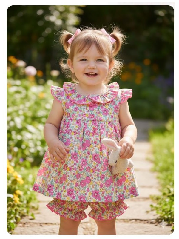 Jesusito flores rosa Mon petit bonbon