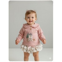 Conjunto sudadera casa y arboles de Pio pio