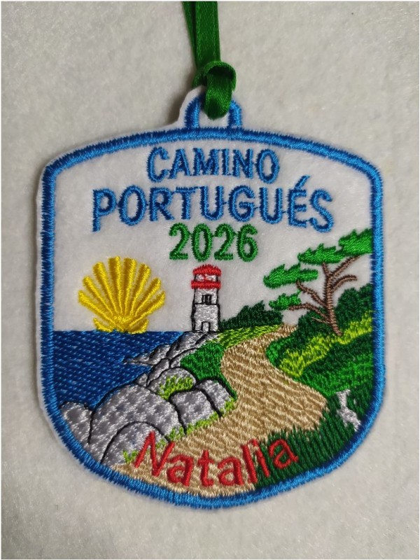 Parche camino costa con tu nombre y a&ntilde;o