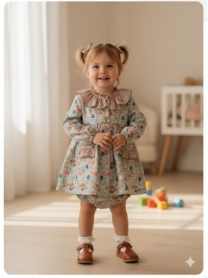 Jesusito verde agua casitas Mon petit bonbon