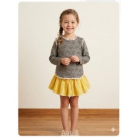 Conjunto Geco sudadera braga falda Ana Leza