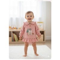 Jesusito felpa rosa casita arboles pio pio