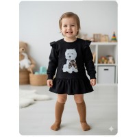 Jesusito felpa negro perrito de Mon petit bonbon