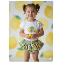 Conjunto limones camiseta braga