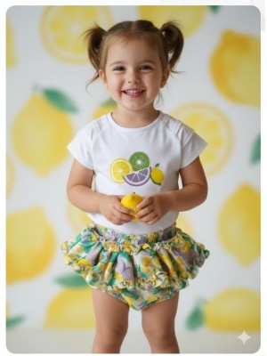 Conjunto limones camiseta braga