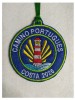 Portuguese Way Coast Blue Lighthouse Patch camino Santiago 