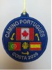 Parche bordado camino de santiago portugués costa Canada