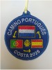 Parche bordado camino de Santiago Portugués bandera paises bajos