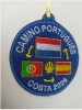 Parche bordado camino de Santiago Portugués bandera paises bajos