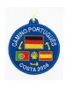 Parche bordado Camino de Santiago Portugués bandera Alemania