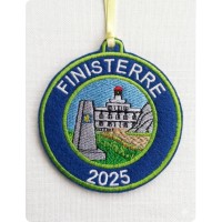 Finisterre embroidered patch personalizes year
