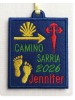 Parche camino santiago Sarria con tu nombre