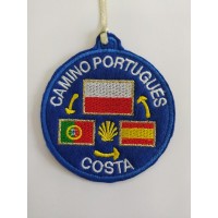 Parche bordado bandera Polonia camino portugues costas