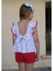 Conjunto Aliso blusón short Noma Fernandez