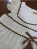 Vestido Tilo Noma Fernández blanco bordado