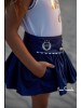 Conjunto Olmo falda camiseta blanca Noma Fernández