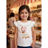 Camiseta Yorkie Mon petit bonbon